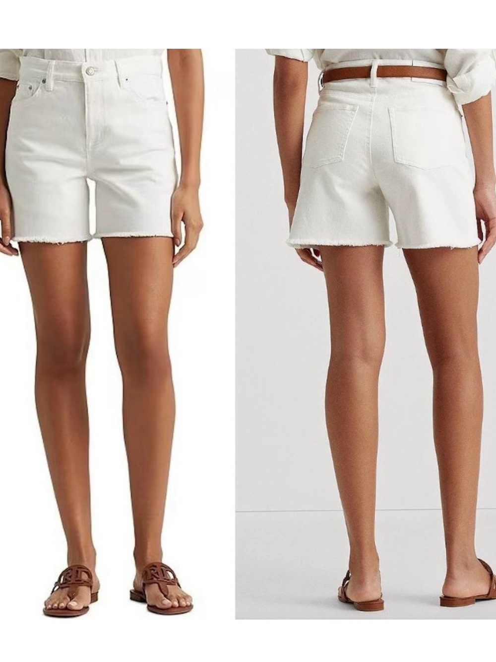 Lauren Ralph Lauren High-Rise Denim Shorts